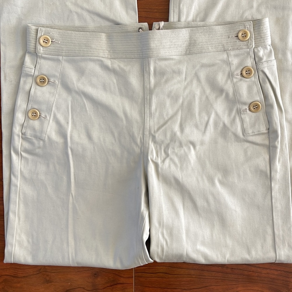 COPY - J. Crew Tan Khaki Mid Rise Straight Leg Adjustable Pants - Picture 4 of 9